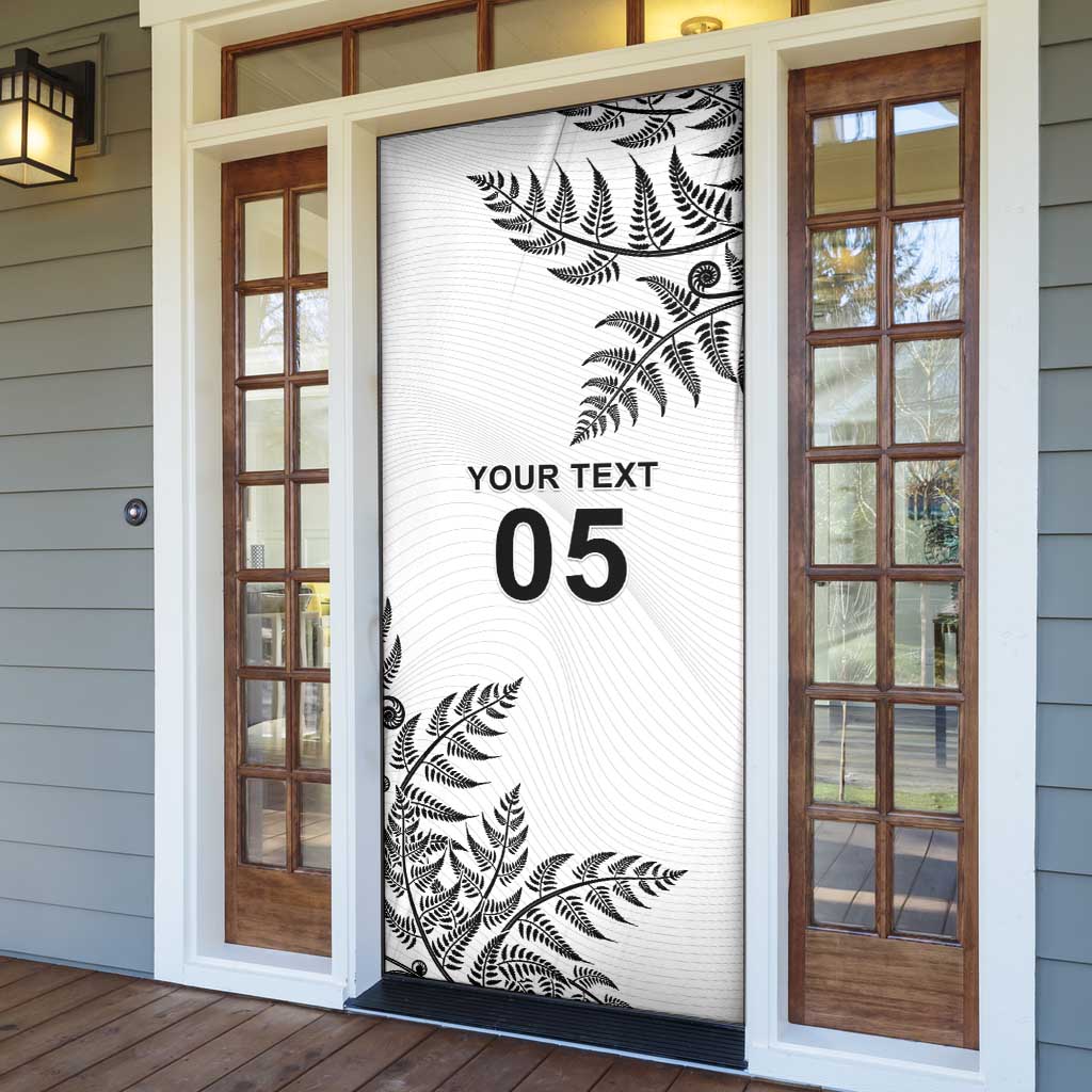 Custom New Zealand Football Door Cover Aotearoa Pride LT05 - Polynesian Pride