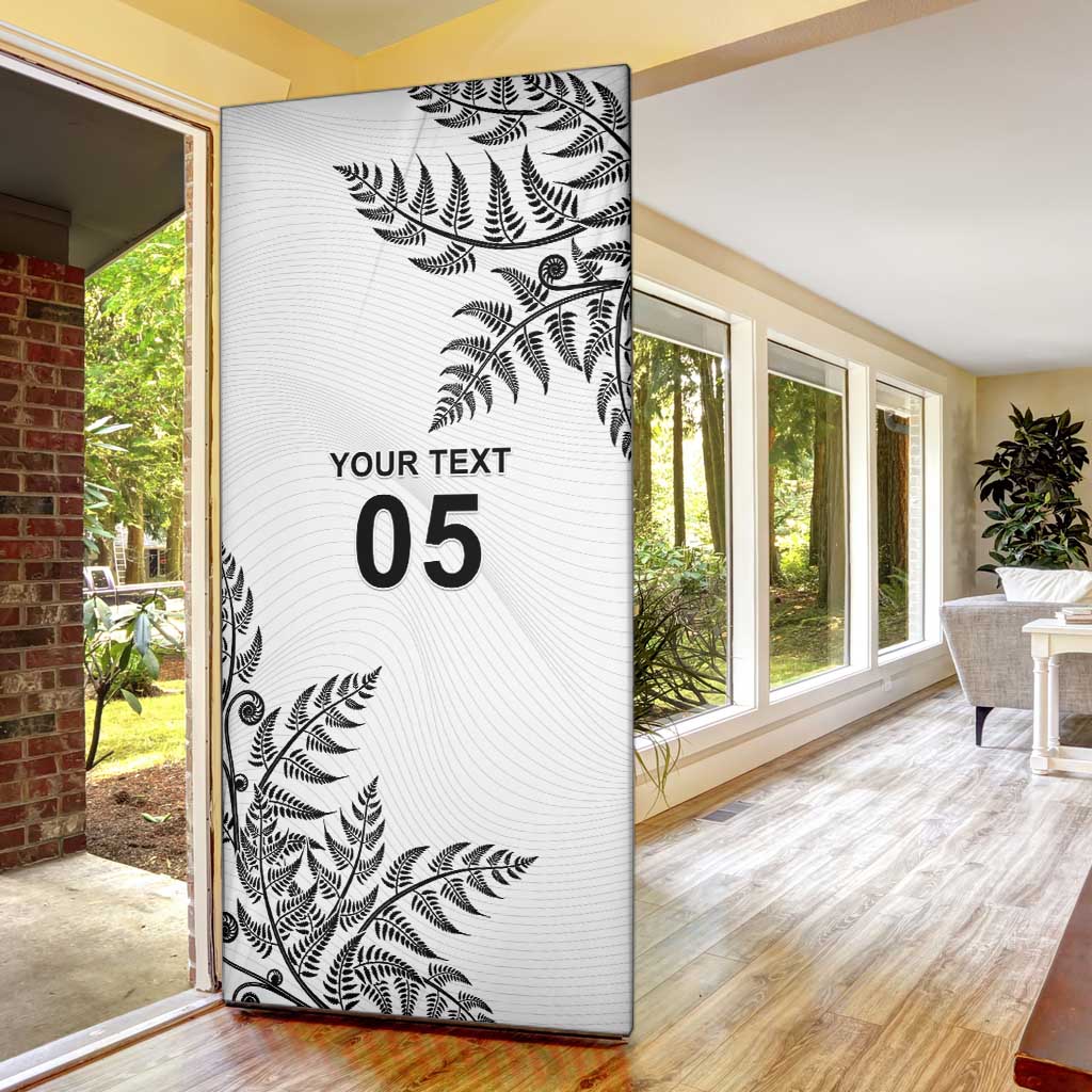 Custom New Zealand Football Door Cover Aotearoa Pride LT05 - Polynesian Pride