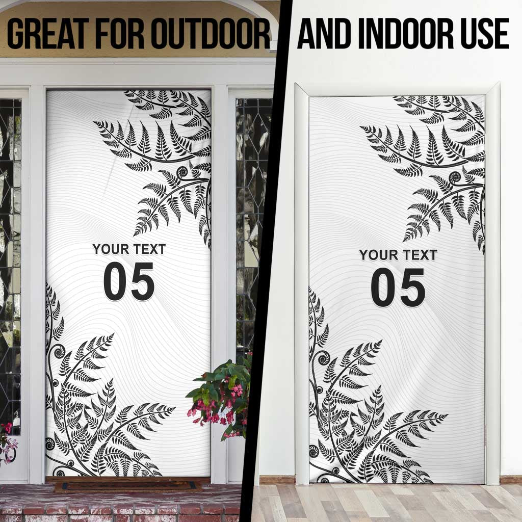 Custom New Zealand Football Door Cover Aotearoa Pride LT05 - Polynesian Pride