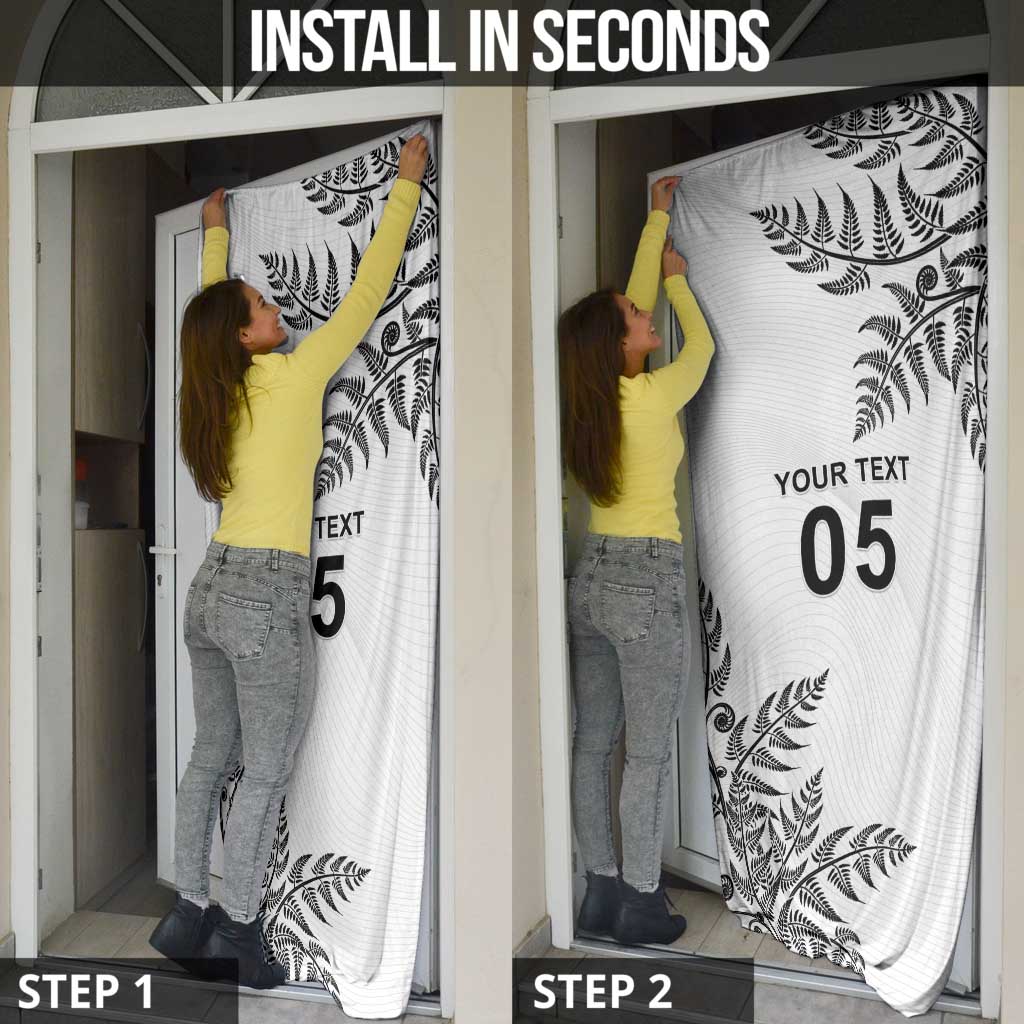 Custom New Zealand Football Door Cover Aotearoa Pride LT05 - Polynesian Pride