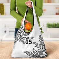 Custom New Zealand Football Grocery Bag Aotearoa Pride - Polynesian Pride