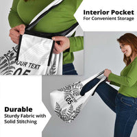 Custom New Zealand Football Grocery Bag Aotearoa Pride - Polynesian Pride