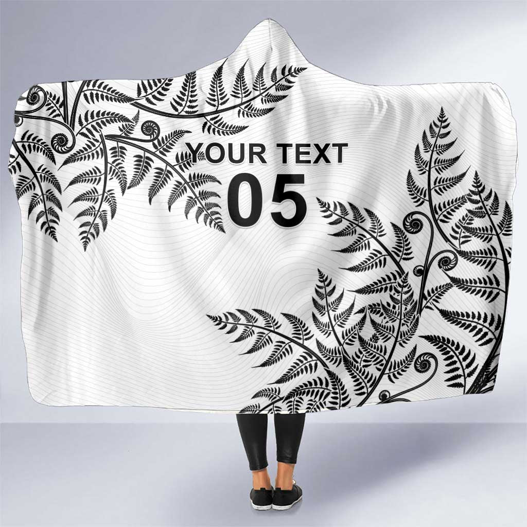 Custom New Zealand Football Hooded Blanket Aotearoa Pride - Polynesian Pride