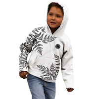 Custom New Zealand Football Kid Hoodie Aotearoa Pride - Polynesian Pride
