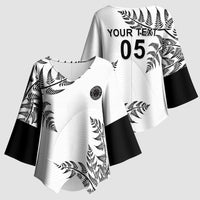 Custom New Zealand Football Kimono Sleeve Blouse Aotearoa Pride LT05 - Polynesian Pride