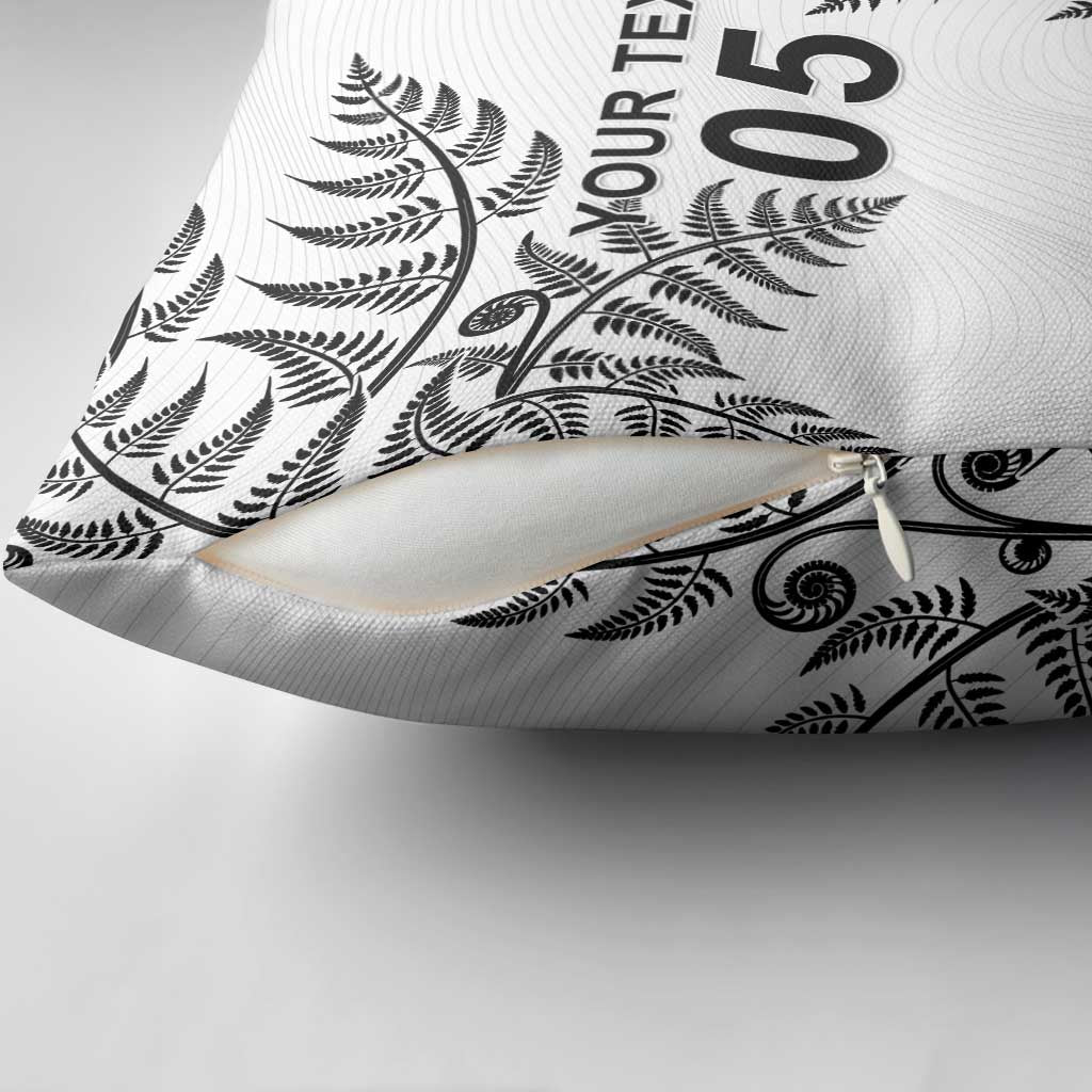 Custom New Zealand Football Pillow Cover Aotearoa Pride - Polynesian Pride