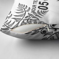 Custom New Zealand Football Pillow Cover Aotearoa Pride - Polynesian Pride