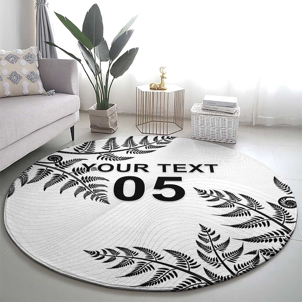 Custom New Zealand Football Round Carpet Aotearoa Pride - Polynesian Pride