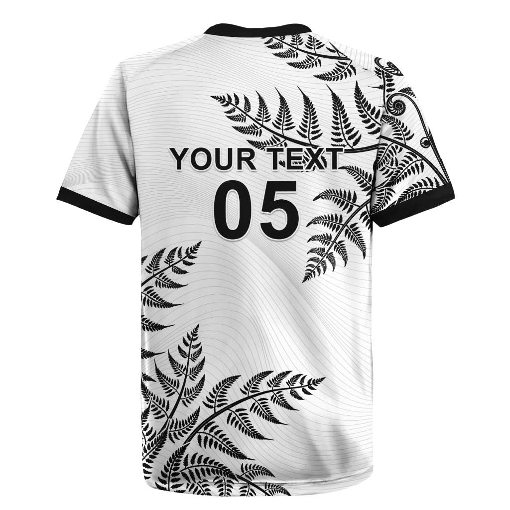 Custom New Zealand Football Rugby Jersey Aotearoa Pride - Polynesian Pride