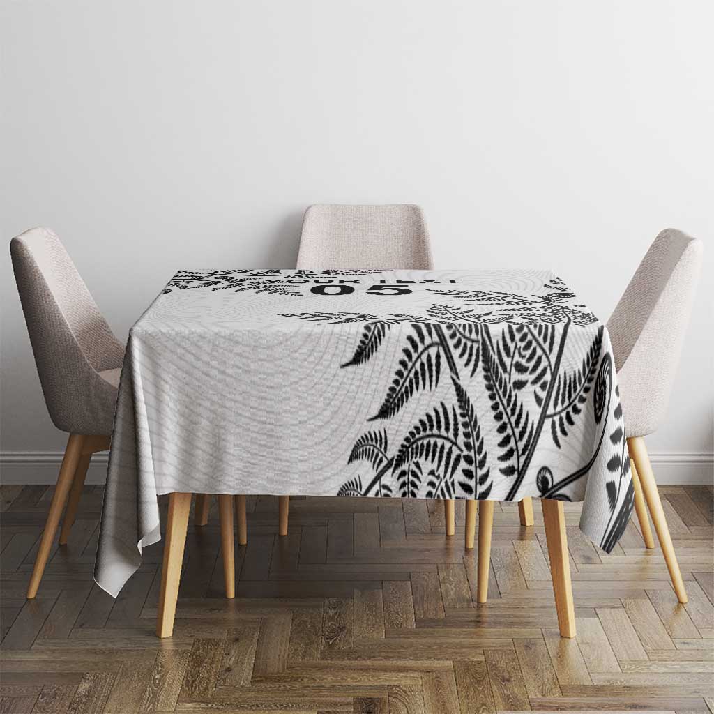 Custom New Zealand Football Tablecloth Aotearoa Pride LT05 - Polynesian Pride