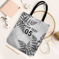 Custom New Zealand Football Tote Bag Aotearoa Pride - Polynesian Pride