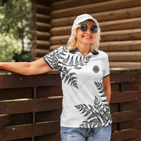 Custom New Zealand Football Women Polo Shirt Aotearoa Pride - Polynesian Pride