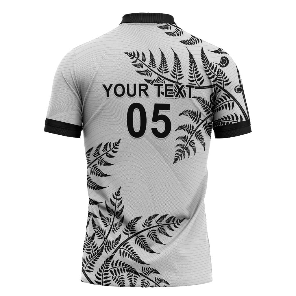 Custom New Zealand Football Zipper Polo Shirt Aotearoa Pride LT05 - Polynesian Pride