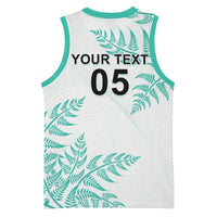 Custom New Zealand Football Basketball Jersey Aotearoa Pride Aqua Version LT05 - Polynesian Pride