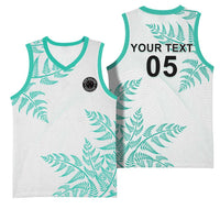 Custom New Zealand Football Basketball Jersey Aotearoa Pride Aqua Version LT05 - Polynesian Pride