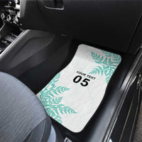 Custom New Zealand Football Car Mats Aotearoa Pride Aqua Version LT05 - Polynesian Pride