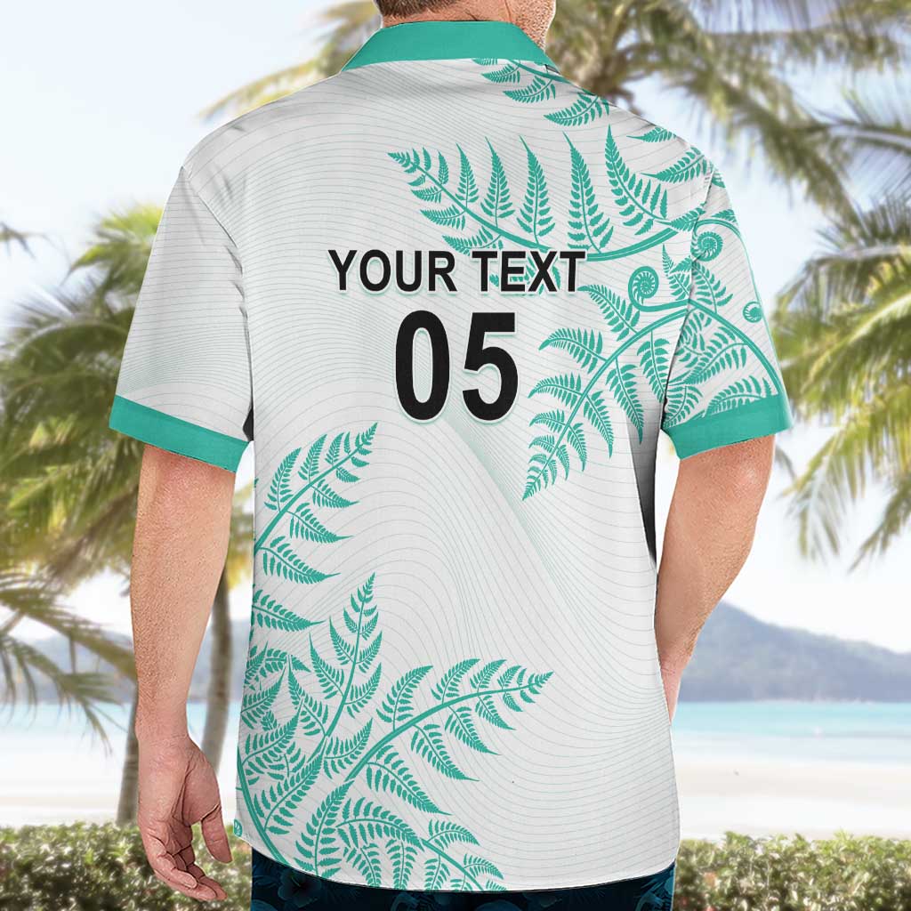 Custom New Zealand Football Hawaiian Shirt Aotearoa Pride Aqua Version LT05 - Polynesian Pride
