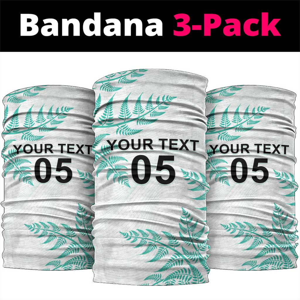 Custom New Zealand Football Neck Gaiter Aotearoa Pride Aqua Version - Polynesian Pride