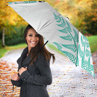 Custom New Zealand Football Umbrella Aotearoa Pride Aqua Version LT05 - Polynesian Pride