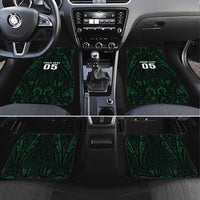 Custom New Zealand Fishing Car Mats Maori Tribal Pattern - Polynesian Pride