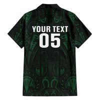 Custom New Zealand Fishing Family Matching Short Sleeve Bodycon Dress and Hawaiian Shirt Maori Tribal Pattern - Polynesian Pride