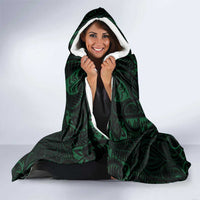 Custom New Zealand Fishing Hooded Blanket Maori Tribal Pattern - Polynesian Pride