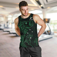 Custom New Zealand Fishing Men Tank Top Maori Tribal Pattern - Polynesian Pride