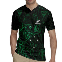 Custom New Zealand Fishing Rugby Jersey Maori Tribal Pattern - Polynesian Pride