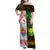 Custom Hawaii And Tahiti Family Matching Off Shoulder Maxi Dress and Hawaiian Shirt Coat Of Arms Polynesian Pattern LT05 Mom's Dress Reggae - Polynesian Pride