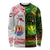 Custom Hawaii And Tahiti Long Sleeve Shirt Coat Of Arms Polynesian Pattern LT05 Unisex Reggae - Polynesian Pride