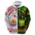 Custom Hawaii And Tahiti Zip Hoodie Coat Of Arms Polynesian Pattern LT05 - Polynesian Pride