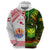 Custom Hawaii And Tahiti Zip Hoodie Coat Of Arms Polynesian Pattern LT05 - Polynesian Pride