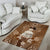 Bula Fiji Women's Day Area Rug With Fijian Tapa Pattern