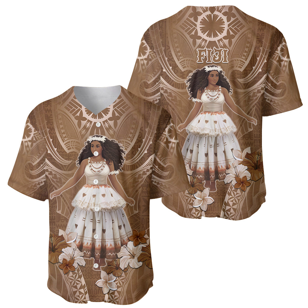 Bula Fiji Women's Day Baseball Jersey With Fijian Tapa Pattern LT05 - Polynesian Pride