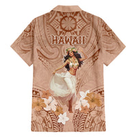 Hawaii Women's Day Family Matching Off Shoulder Short Dress and Hawaiian Shirt With Polynesian Pattern LT05 - Polynesian Pride