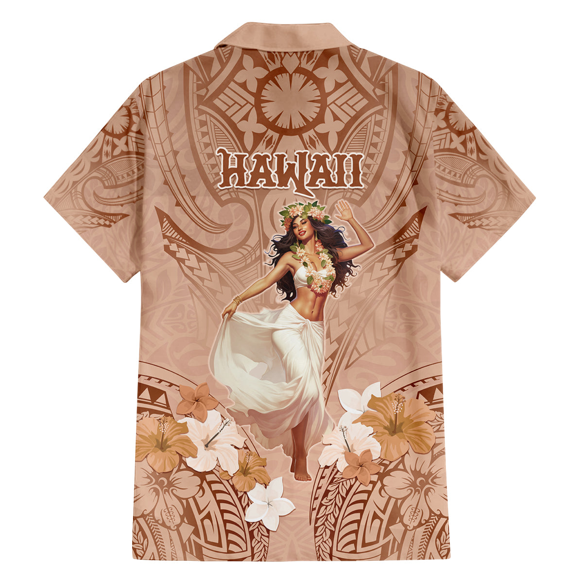 Hawaii Women's Day Family Matching Summer Maxi Dress and Hawaiian Shirt With Polynesian Pattern LT05 - Polynesian Pride