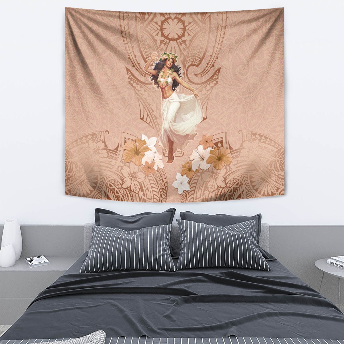 Hawaii Women's Day Tapestry With Polynesian Pattern LT05 - Polynesian Pride