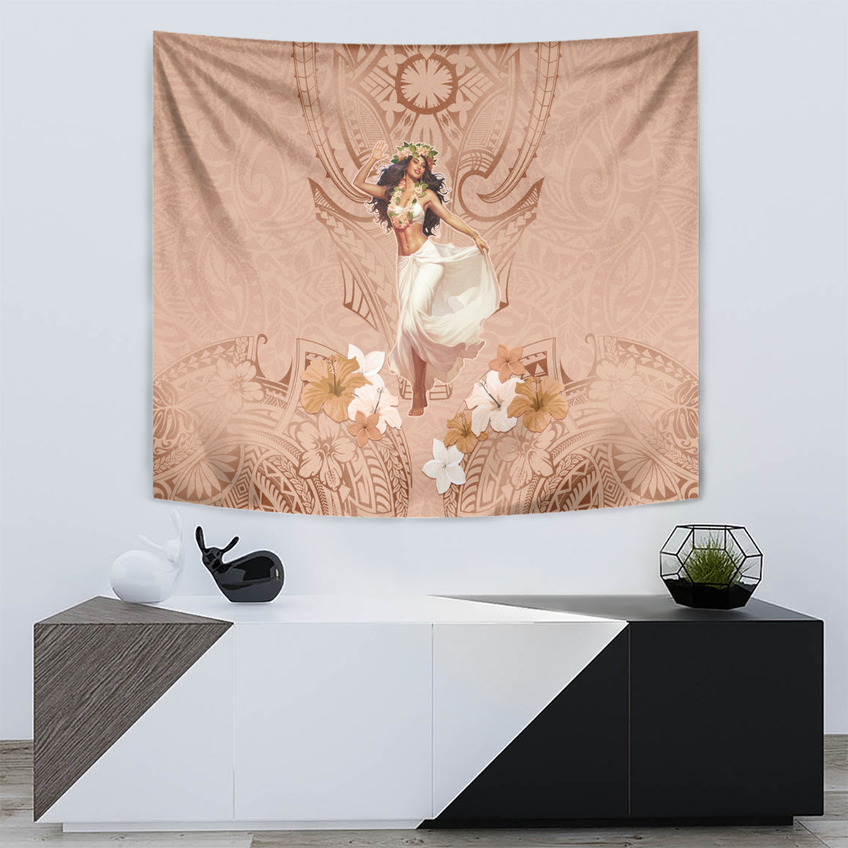 Hawaii Women's Day Tapestry With Polynesian Pattern LT05 - Polynesian Pride