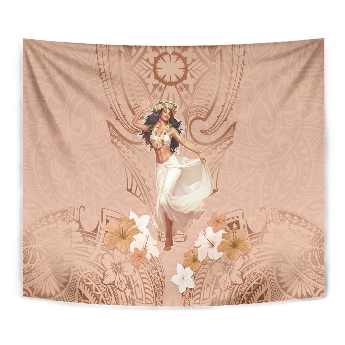 Hawaii Women's Day Tapestry With Polynesian Pattern LT05 - Polynesian Pride