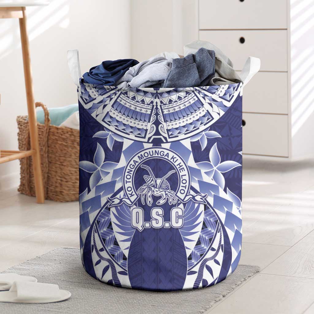Tonga Queen Salote College Laundry Basket Centenary Navy Version LT05 Navy - Polynesian Pride