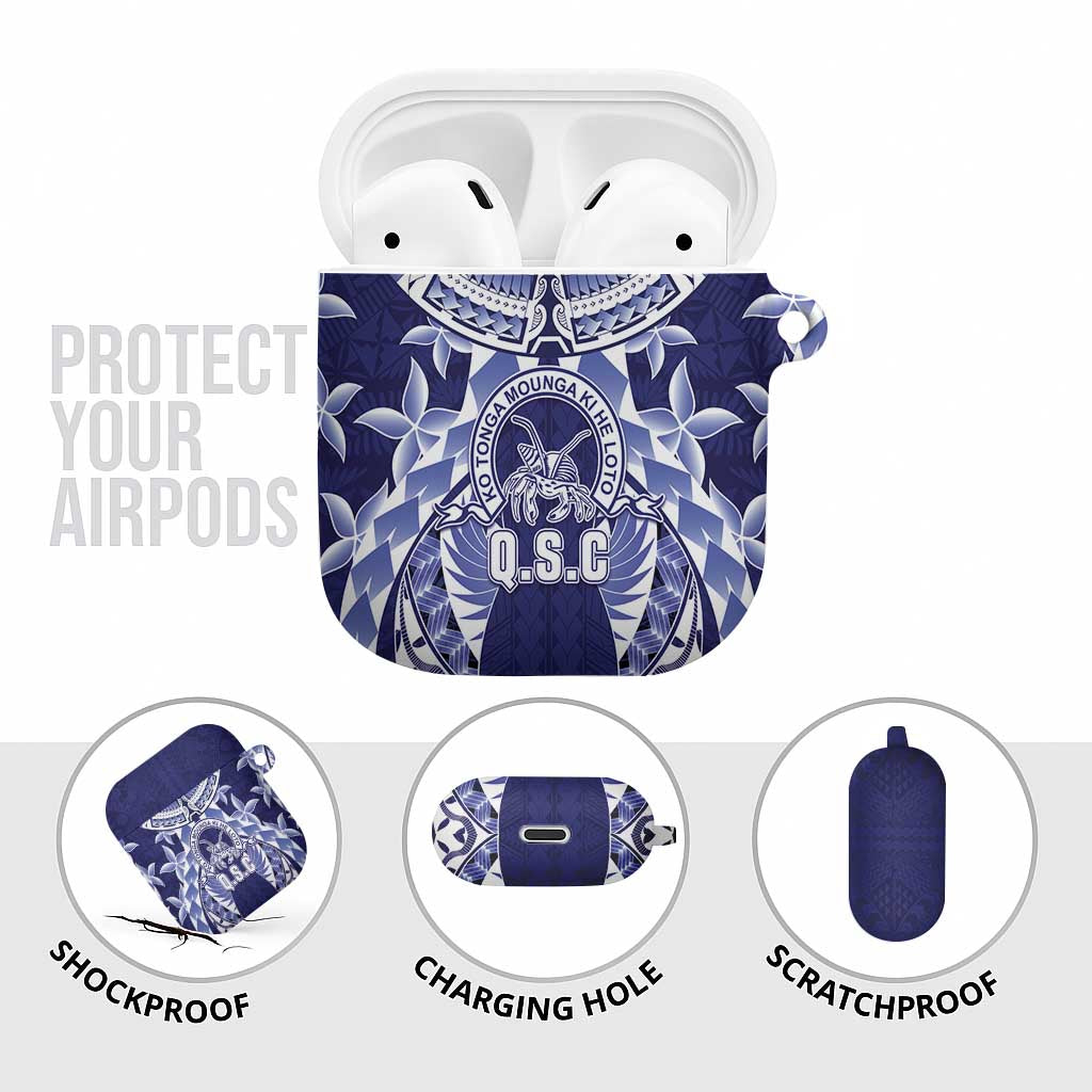 Tonga Queen Salote College AirPods Case Centenary Navy Version LT05 - Polynesian Pride