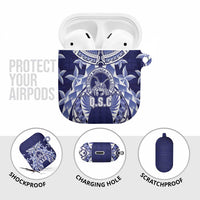 Tonga Queen Salote College AirPods Case Centenary Navy Version LT05 - Polynesian Pride