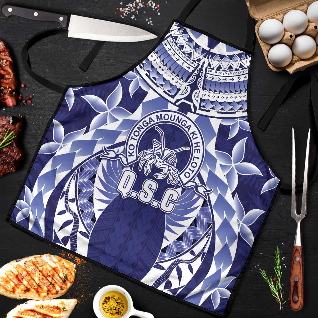 Tonga Queen Salote College Apron Centenary Navy Version LT05 Navy - Polynesian Pride