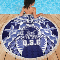 Tonga Queen Salote College Beach Blanket Centenary Navy Version LT05 - Polynesian Pride