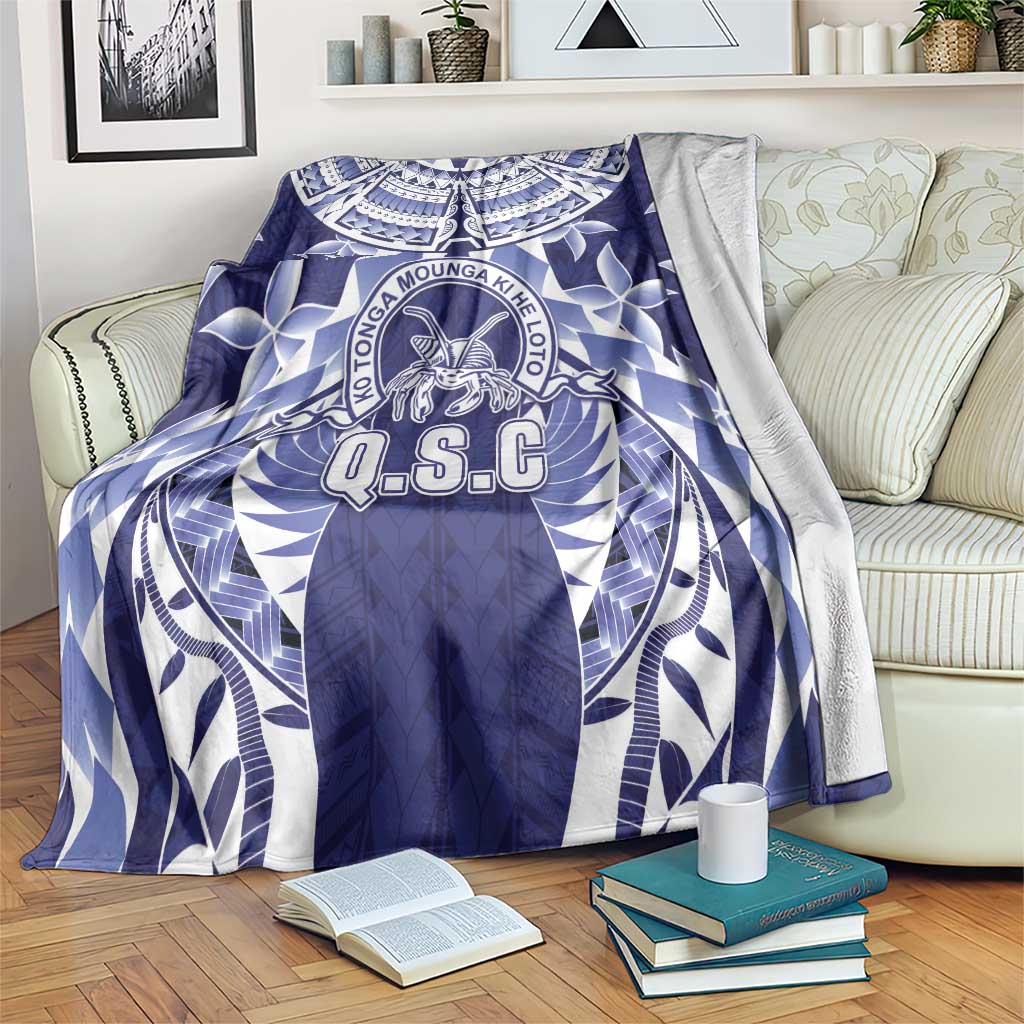 Tonga Queen Salote College Blanket Centenary Navy Version LT05 Navy - Polynesian Pride
