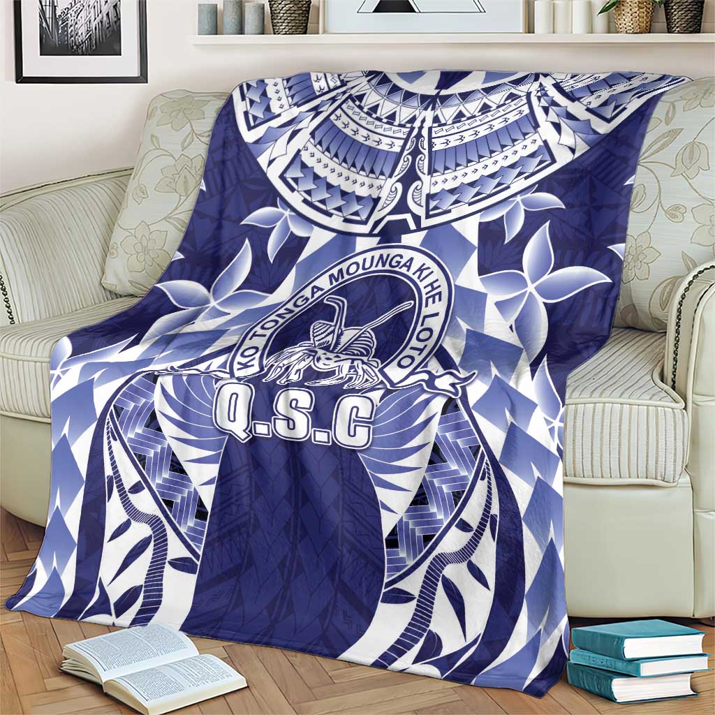 Tonga Queen Salote College Blanket Centenary Navy Version LT05 - Polynesian Pride