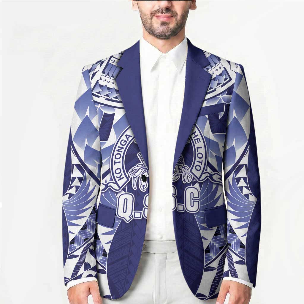 Personalised Tonga Queen Salote College Blazer Centenary Navy Version LT05 - Polynesian Pride