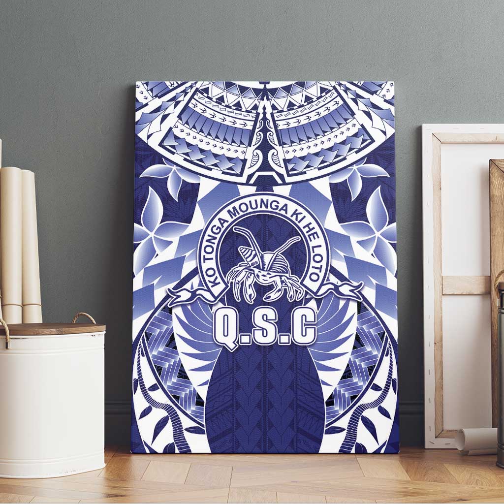 Tonga Queen Salote College Canvas Wall Art Centenary Navy Version LT05 - Polynesian Pride