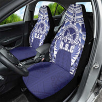 Tonga Queen Salote College Car Seat Cover Centenary Navy Version LT05 - Polynesian Pride