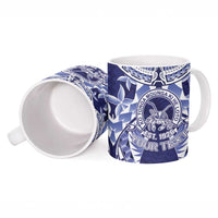 Personalised Tonga Queen Salote College Ceramic Mug Centenary Navy Version LT05 - Polynesian Pride